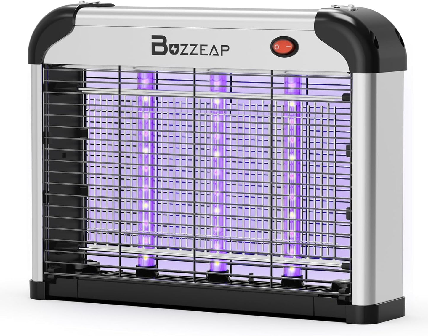 Buzzeap LED Fly Zapper,Fly Killer Indoor has Low Power Consumption,4200 V Strong Mosquito Zapper, 3 Bulbs,Insect Killer Does Not need to Replace The Bulb and Can be Used for a Long Time